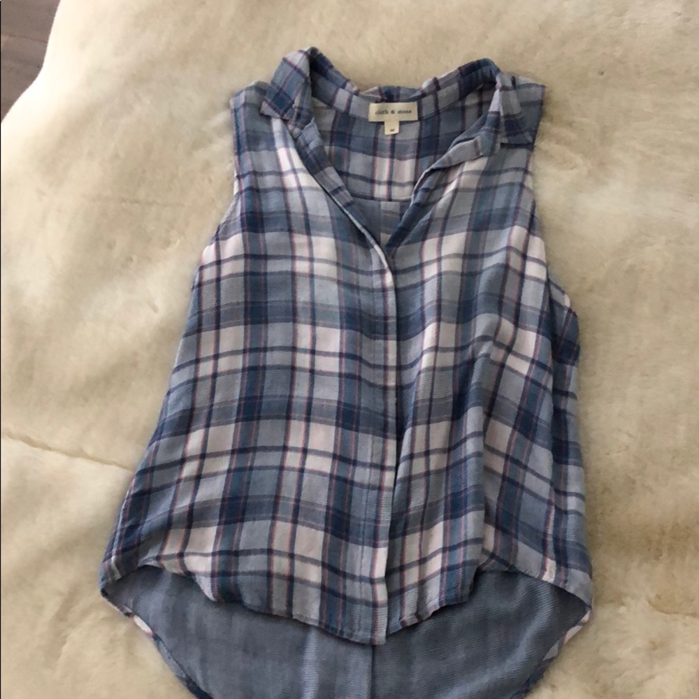 Cloth & Stone flannel tank